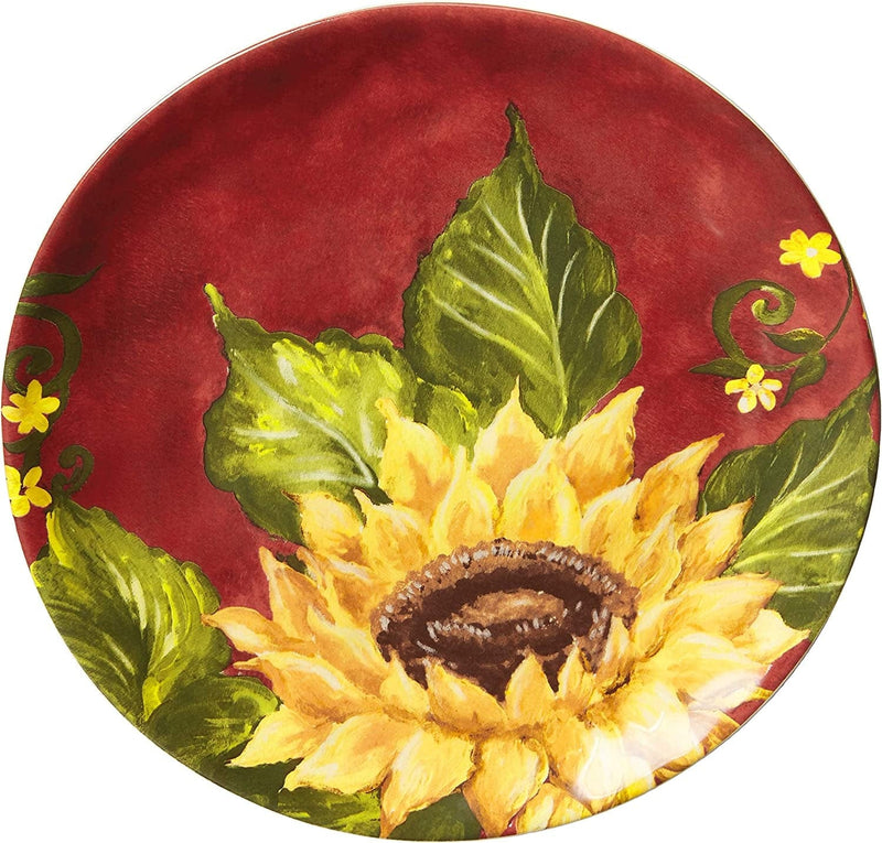 Certified International Sunset Sunflower 16 Pc Dinnerware Set, Service for 4,One Size, Multicolored Home & Garden > Kitchen & Dining > Tableware > Dinnerware Certified International   