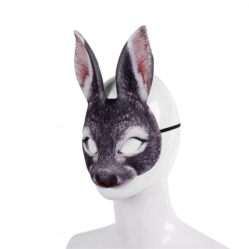 GNEIKDEING Easter Cosplay Party Funny Rabbit Mask Costume Animal Adult Costume Half Mask Apparel & Accessories > Costumes & Accessories > Masks GNEIKDEING   