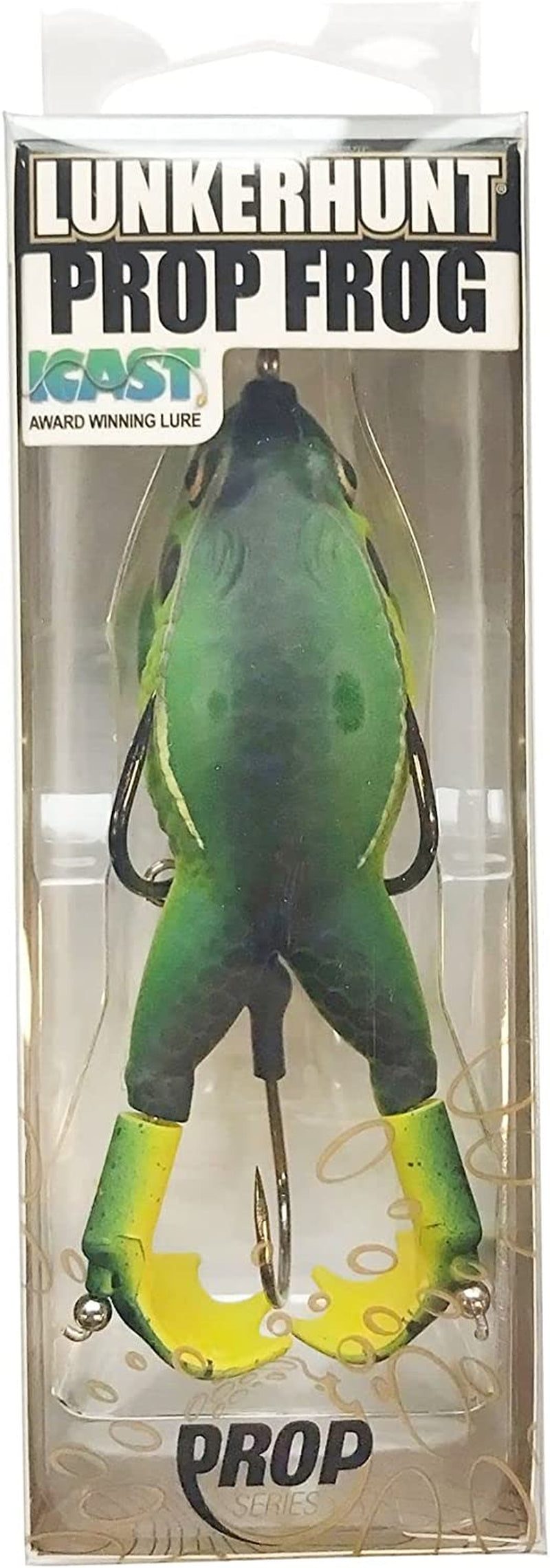 Lunkerhunt Prop Frog – Freshwater Fishing Lure with Realistic Design, Weighs ½ Oz, 3.5” Length Sporting Goods > Outdoor Recreation > Fishing > Fishing Tackle > Fishing Baits & Lures Lunkerhunt   