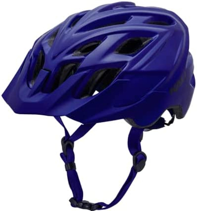 Kali Protectives Chakra Solo Bicycle Helmet; Mountain In-Mould Mountain Bike Helmet Equipped with an Integrated Visor; Dial Fit Closure System; with 21 Vents Sporting Goods > Outdoor Recreation > Cycling > Cycling Apparel & Accessories > Bicycle Helmets Kali Protectives Solid Blue Large/X-Large 