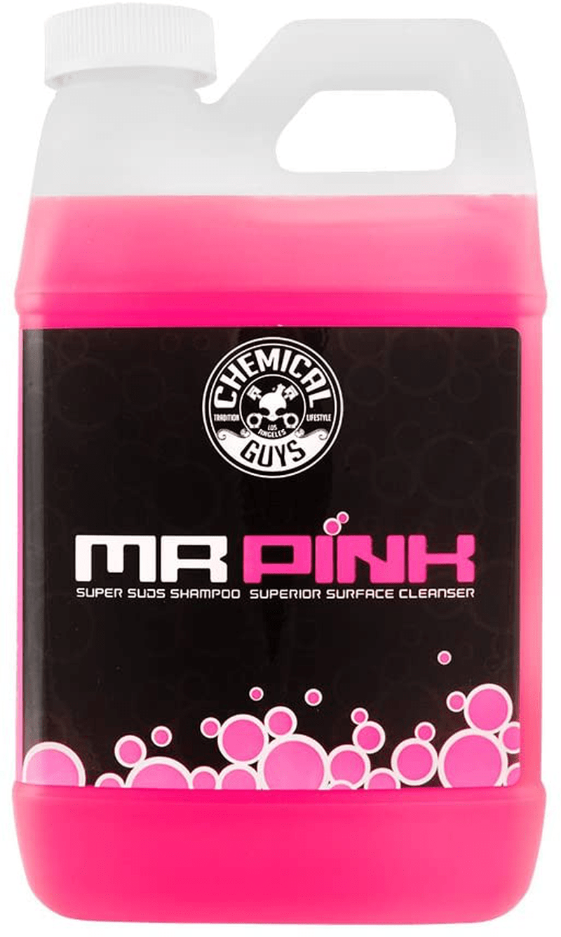 Chemical Guys CWS_402_64 Mr. Pink Foaming Car Wash Soap (Works with Foam Cannons, Foam Guns or Bucket Washes), 64 oz., Candy Scent  Chemical Guys Mr. Pink .5 Gal/64 oz 