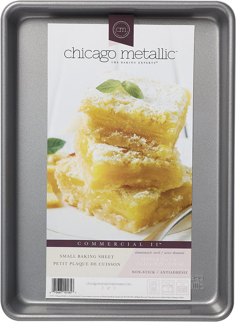 Chicago Metallic Commercial II Traditional Uncoated Small Jelly Roll Pan, 12-1/4 by 8-3/4-Inch Home & Garden > Kitchen & Dining > Cookware & Bakeware Chicago Metallic   
