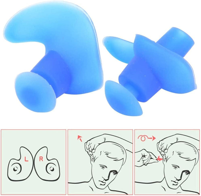 CHICIRIS Silicone Earplugs, Professional Swimming Earplugs, for Human Ear Surfing Diving for Swimming Sporting Goods > Outdoor Recreation > Boating & Water Sports > Swimming CHICIRIS   