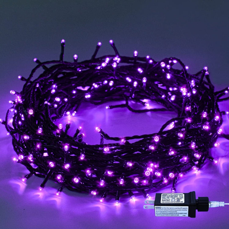 Christmas Indoor Tree Lights - 220 Leds 82Ft/25M Memory Function 8 Modes End-To-End Plug in Outdoor Waterproof Decorative Fairy Twinkle String Lights for Xmas Tree/Easter/Patio/Home/Room - Colorful Home & Garden > Lighting > Light Ropes & Strings Magical Lighting Purple  
