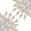 Christmas Lights, Clear Outdoor Lights, White Wire 150-Count Lights 120V UL Certified Incandescent Mini String Light, Connectable for Xmas Tree Wreath Home Patio Holiday Party Garden Decorations Home & Garden > Lighting > Light Ropes & Strings Twinkle Star Clear Warm White - White Wire 2 