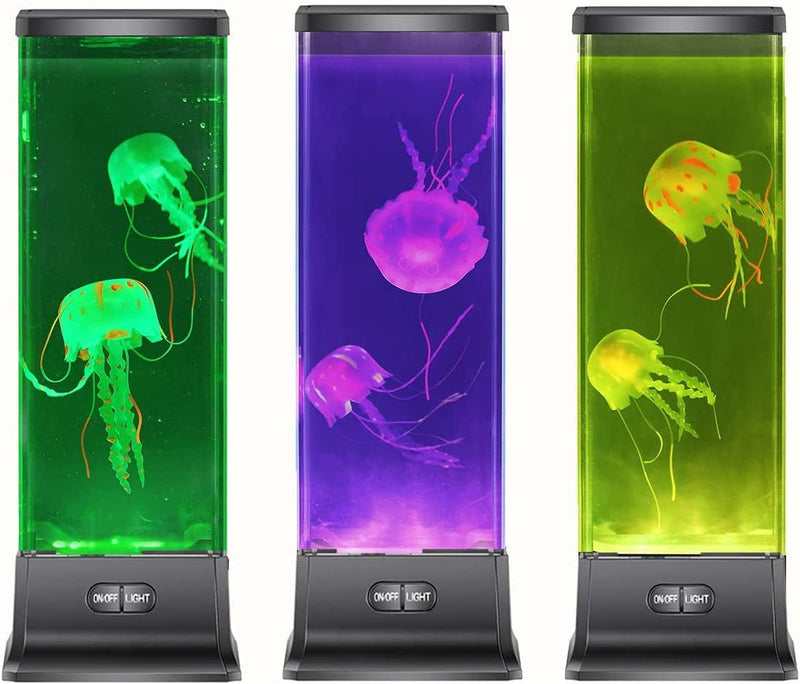 Christmas Lights Decorations Gift for Kids Men Women Birthday Holiday White Noise Electric Jellyfish Lava Lamp Aquarium Mood Night Light for Home Room Decor Home & Garden > Pool & Spa > Pool & Spa Accessories baihan   