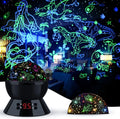 Christmas Projector Lights Dinosaur Night Light for Boys Toys for Kids Age 3-5, 360 Degree Rotation with 17 Colors Projection Toddler Nightlight Lamp for Kids Room Decor, Birthday Xmas Gifts for Boys Home & Garden > Lighting > Night Lights & Ambient Lighting MOKOQI Light Black-2  