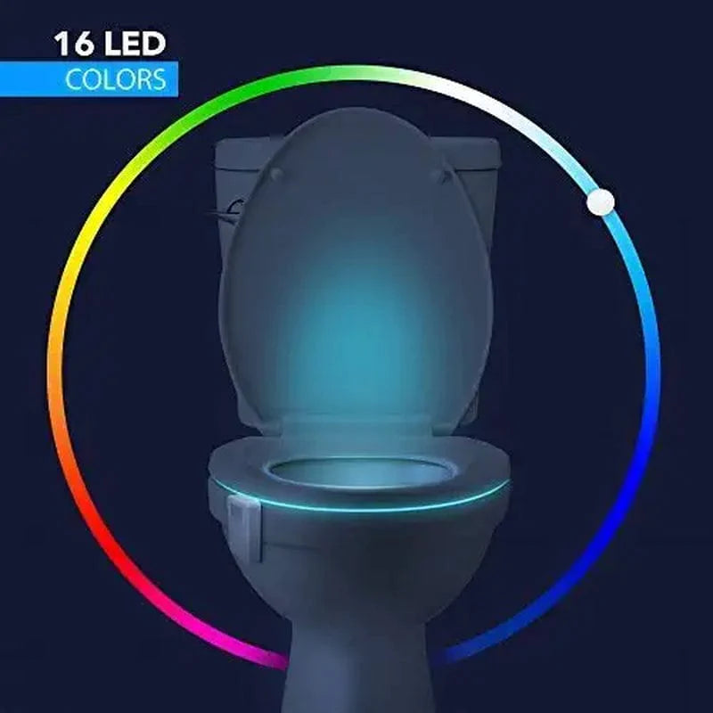 Chunace 3 Pack Toilet Night Lights, 16 Color Changing LED Nightlights with Motion Detection Sensor, Cool Fun Bathroom Decorating Gadget for Father Men Dad Boys Guy Mom Home & Garden > Lighting > Night Lights & Ambient Lighting Chunace   