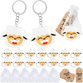 Cicibear 60 Pack Farm Animal Party Decorations for Guests, 20 Chicken Keychains, 20 Tags and 20 Gift Bags for Baby Shower, Kids Birthday Party Favor, School Carnival Rewards Home & Garden > Decor > Seasonal & Holiday Decorations CiciBear White Goat  