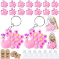 Cicibear 60 Pack Farm Animal Party Decorations for Guests, 20 Chicken Keychains, 20 Tags and 20 Gift Bags for Baby Shower, Kids Birthday Party Favor, School Carnival Rewards Home & Garden > Decor > Seasonal & Holiday Decorations CiciBear Pink Peacock  