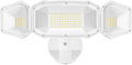 CINOTON Upgraded 50W LED Outdoor Security Lights with Motion Sensor, 6000LM Motion Security Light, 5500K LED Flood Light, IP65 Waterproof 3 Head Motion Detector Flood Light for Garage, Yard, Porch Home & Garden > Lighting > Flood & Spot Lights CINOTON White Non Sensor White 