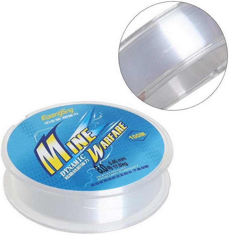 Clear Fishing Line, Nylon Monofilament Fishing Wire Strong Fly Line Backing Craft DIY Tool Sporting Goods > Outdoor Recreation > Fishing > Fishing Lines & Leaders Color Scissor   