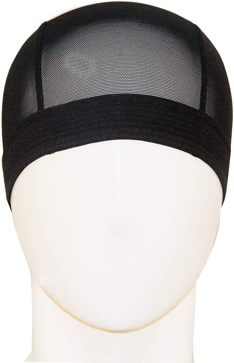 CNYE Japanese Mesh Swim Cap for Long Hair - Mens Womens Mesh Cap for Wigs Solid Color Swimming Caps - Light Weight High Resilience Strong Durable Breathable Swimming Caps Unisex 10 Colors Sporting Goods > Outdoor Recreation > Boating & Water Sports > Swimming > Swim Caps CNYE black Small 