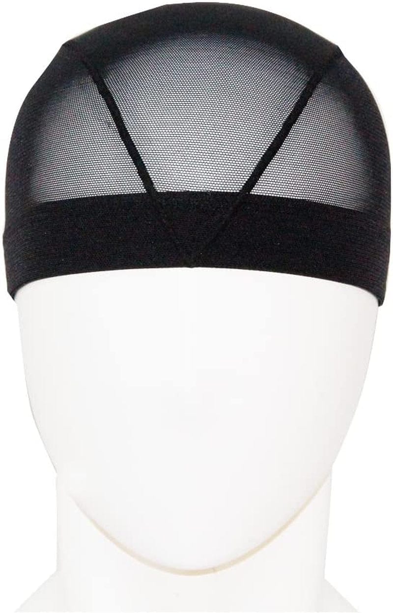 CNYE Japanese Mesh Swim Cap for Long Hair - Mens Womens Mesh Cap for Wigs Solid Color Swimming Caps - Light Weight High Resilience Strong Durable Breathable Swimming Caps Unisex 10 Colors Sporting Goods > Outdoor Recreation > Boating & Water Sports > Swimming > Swim Caps CNYE Black X-Large 