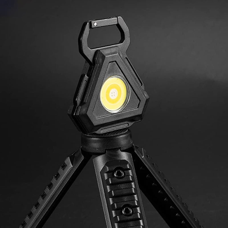COB LED Small Torches Work Light, Mini USB Rechargeable with Hook Portable Keychain Torch Corkscrew for Fishing, Hiking and Camping Hardware > Tools > Flashlights & Headlamps > Flashlights Akloker   