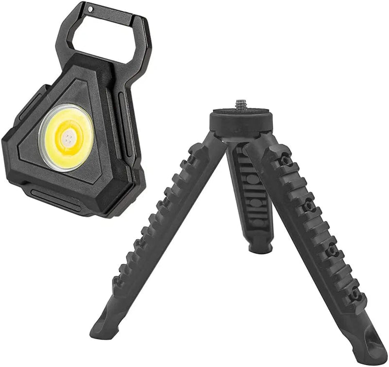 COB LED Small Torches Work Light, Mini USB Rechargeable with Hook Portable Keychain Torch Corkscrew for Fishing, Hiking and Camping Hardware > Tools > Flashlights & Headlamps > Flashlights Akloker B  