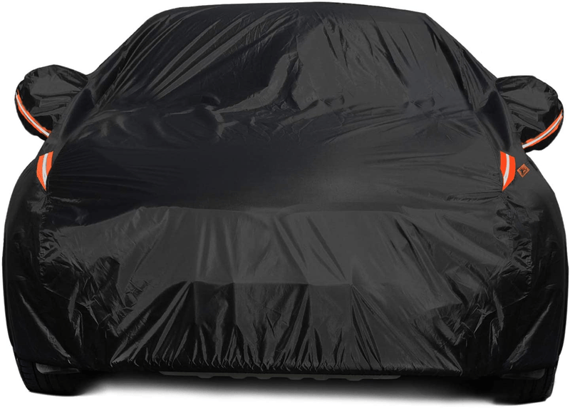 COLOR RAIN TIME Full Car Covers for Sedan, Car Cover Waterproof All Weather Windproof Dustproof UV Protection Scratch Resistant Indoor Outdoor Universal Fit for Sedan L  COLOR RAIN TIME Fit Sedan-Length ( 178-185 inch )  