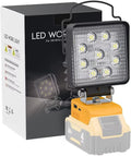 Cordless LED Work Light for Dewalt 20V Battery, LIVOWALNY 30W 3000LM Flood Lights for Emergencies, Camping, Outdoor with USB and Type C Charger Port Home & Garden > Lighting > Flood & Spot Lights LIVOWALNY 30 Watts  