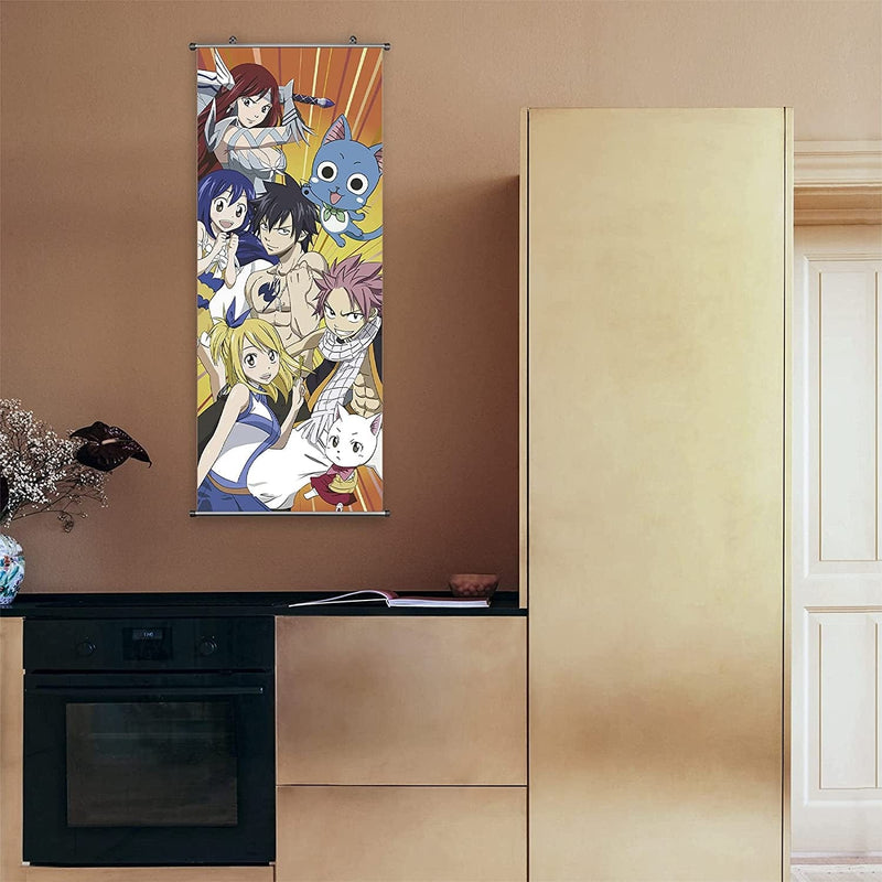 Cosinstyle Anime Scroll Poster - Fabric Prints 100 Cm X 40 Cm | Premium and Artistic Anime Theme Gift | Japanese Manga Hanging Wall Art Room Decor Home & Garden > Decor > Artwork > Posters, Prints, & Visual Artwork CosInStyle   