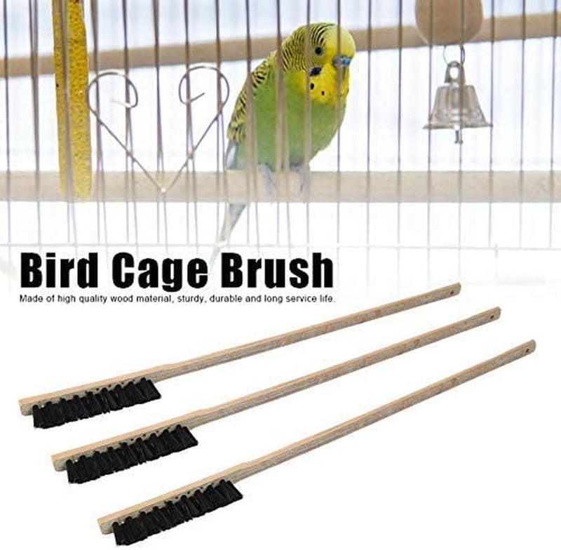 Crazy Sales 3Pcs Wooden Longhandled Bird Cleaning Brushes, Pet Supplies Bird Cage Accessories, Cleaning Brush, Cage Cleaning Brush, Bird Cleaning Brush, Bird Cage Brush for Cage Parro Animals & Pet Supplies > Pet Supplies > Bird Supplies > Bird Cages & Stands Naroote   
