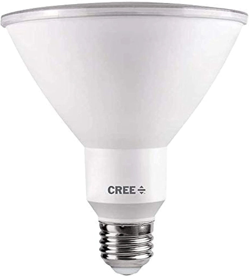 Cree Lighting, PAR38 Weatherproof Outdoor Flood 120W Equivalent LED Bulb, 25 Degree Spot, 1200 Lumens, Dimmable, Bright White 3000K, 25,000 Hour Rated Life 90+ CRI | 6-Pack Home & Garden > Lighting > Flood & Spot Lights Cree Lighting Flood 6 Count (Pack of 1) 