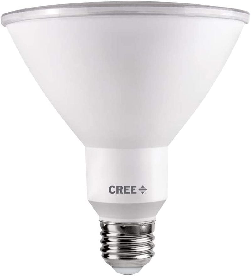 Cree Lighting, PAR38 Weatherproof Outdoor Flood 120W Equivalent LED Bulb, 25 Degree Spot, 1200 Lumens, Dimmable, Bright White 3000K, 25,000 Hour Rated Life 90+ CRI | 6-Pack Home & Garden > Lighting > Flood & Spot Lights Cree Lighting Flood 1 Count (Pack of 1) 