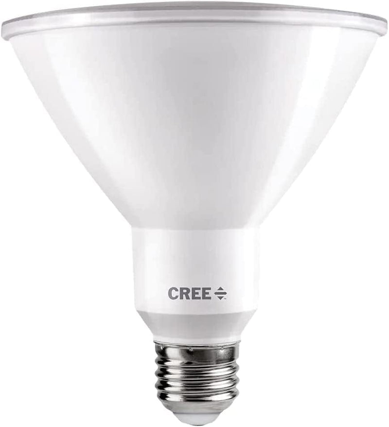 Cree Lighting, PAR38 Weatherproof Outdoor Flood 150W Equivalent LED Bulb, 40 Degree Flood, 1500 Lumens, Dimmable, Daylight 5000K,25,000 Hour Rated Life 90+ CRI | 3-Pack Home & Garden > Lighting > Flood & Spot Lights Cree Lighting Bright White 1 Count (Pack of 1) 
