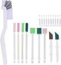 Crevice Cleaning Brushes (White) Deep Clean Brush Set, Small Cleaning Brush Set for Deep Detail Cleaning Scrub Brush for Kitchen and Appliances Grout Brush for Crevice and Narrow Space Tile Home & Garden > Household Supplies > Household Cleaning Supplies JWCE. Multicolor  