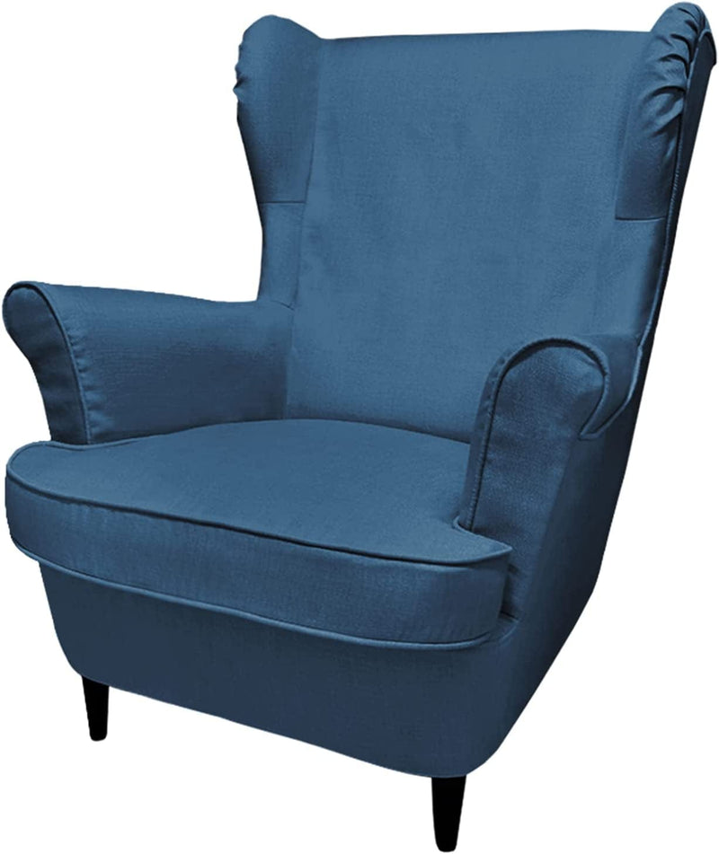CRIUSJA Chair Cover for IKEA Strandmon Armchair, Couch Cover for Living Room, Armchair Sofa Slipcover (8018-16, Armchair Cover) Home & Garden > Decor > Chair & Sofa Cushions CRIUSJA S-29  