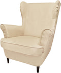 CRIUSJA Chair Cover for IKEA Strandmon Armchair, Couch Cover for Living Room, Armchair Sofa Slipcover (8018-16, Armchair Cover) Home & Garden > Decor > Chair & Sofa Cushions CRIUSJA S-3  