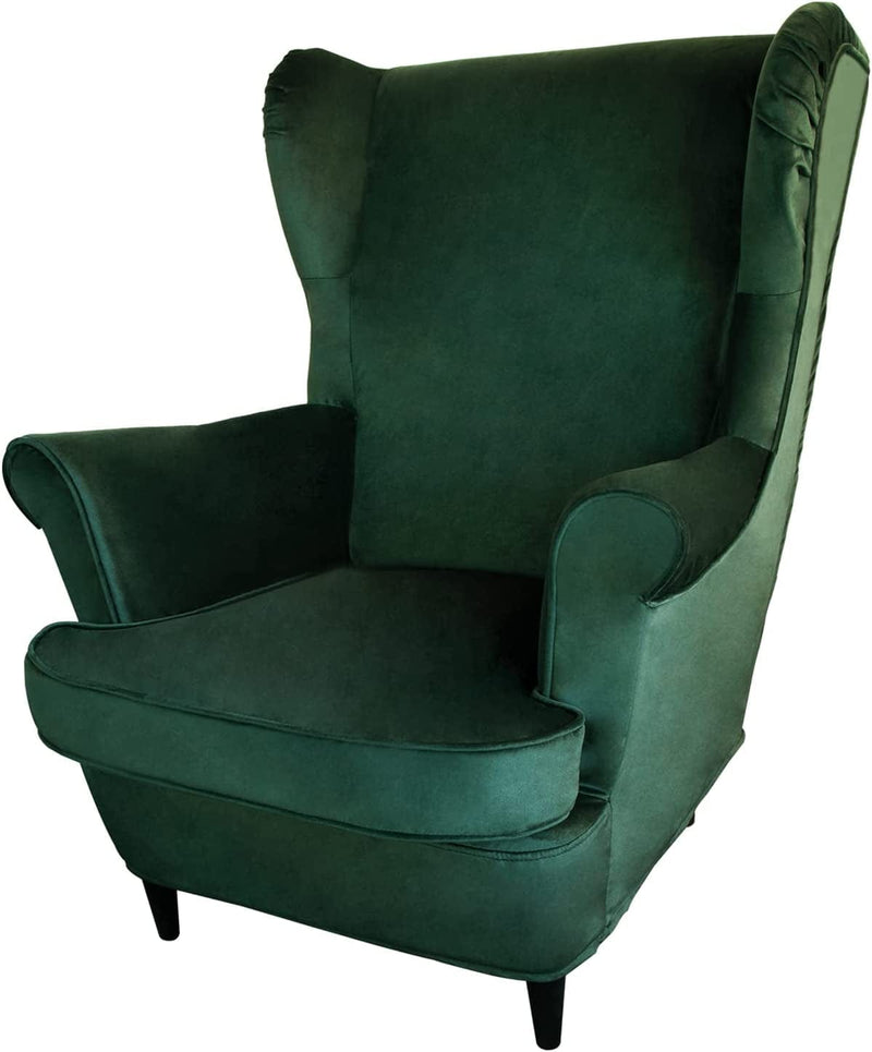 CRIUSJA Chair Cover for IKEA Strandmon Armchair, Couch Cover for Living Room, Armchair Sofa Slipcover (8018-16, Armchair Cover) Home & Garden > Decor > Chair & Sofa Cushions CRIUSJA 2030-49  