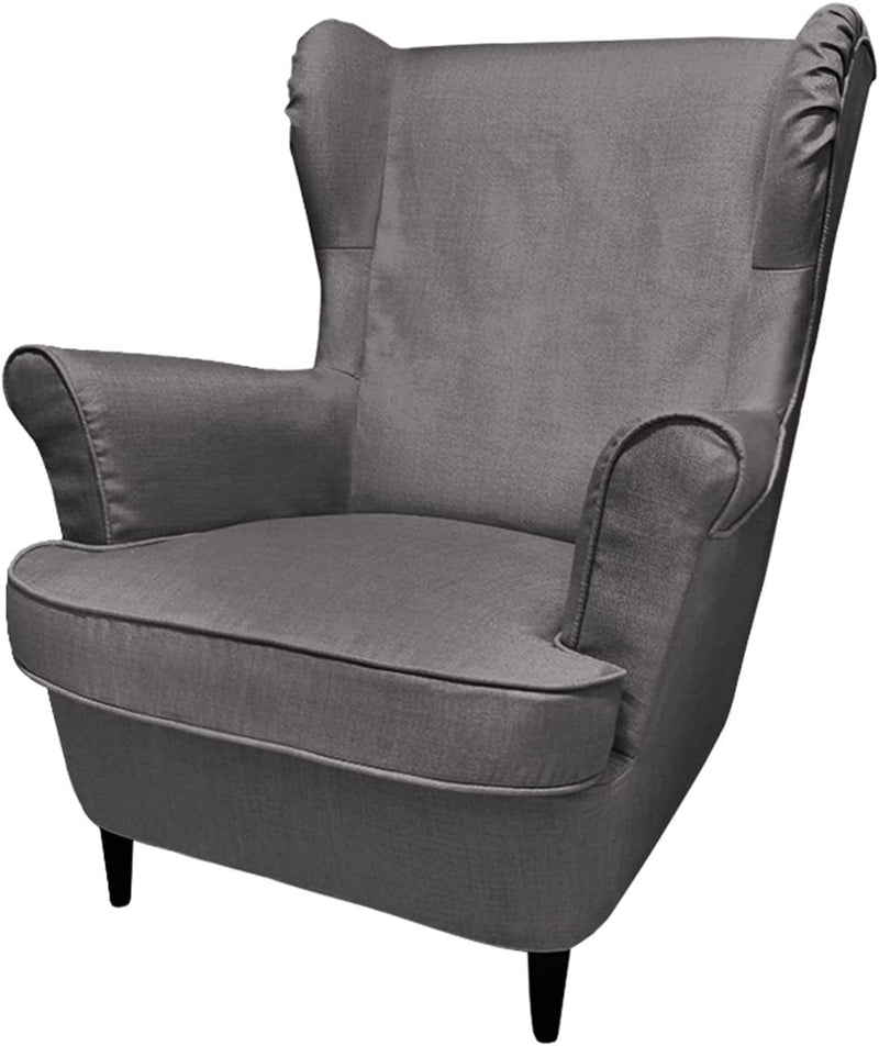 CRIUSJA Chair Cover for IKEA Strandmon Armchair, Couch Cover for Living Room, Armchair Sofa Slipcover (8018-16, Armchair Cover) Home & Garden > Decor > Chair & Sofa Cushions CRIUSJA S-19  