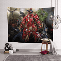 CurtainKing Superhero Theme Tapestry Hulk Iron Man Captian America The Avengers Tapestry Cartoon Wall Hanging Decoration Art Wall Tapestries for Bedroom Living Room and Dormitory Dorm (Green, 40''x60'') Home & Garden > Decor > Artwork > Decorative TapestriesHome & Garden > Decor > Artwork > Decorative Tapestries N//A Green 40''x60'' 