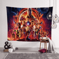 CurtainKing Superhero Theme Tapestry Hulk Iron Man Captian America The Avengers Tapestry Cartoon Wall Hanging Decoration Art Wall Tapestries for Bedroom Living Room and Dormitory Dorm (Green, 40''x60'') Home & Garden > Decor > Artwork > Decorative TapestriesHome & Garden > Decor > Artwork > Decorative Tapestries N//A Red 40''x60'' 