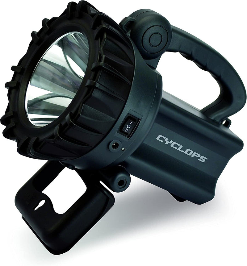 Cyclops CYC-10W 10-Watt Rechargeable LED Hand Held Spotlight , Black