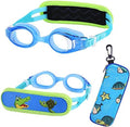 Ruigao Kids Swim Goggles Age 2-6, Toddler Goggles No Hair Pull, Swimming Goggles with Case/Soft Band Sporting Goods > Outdoor Recreation > Boating & Water Sports > Swimming > Swim Goggles & Masks RuiGao Blue / Blue  