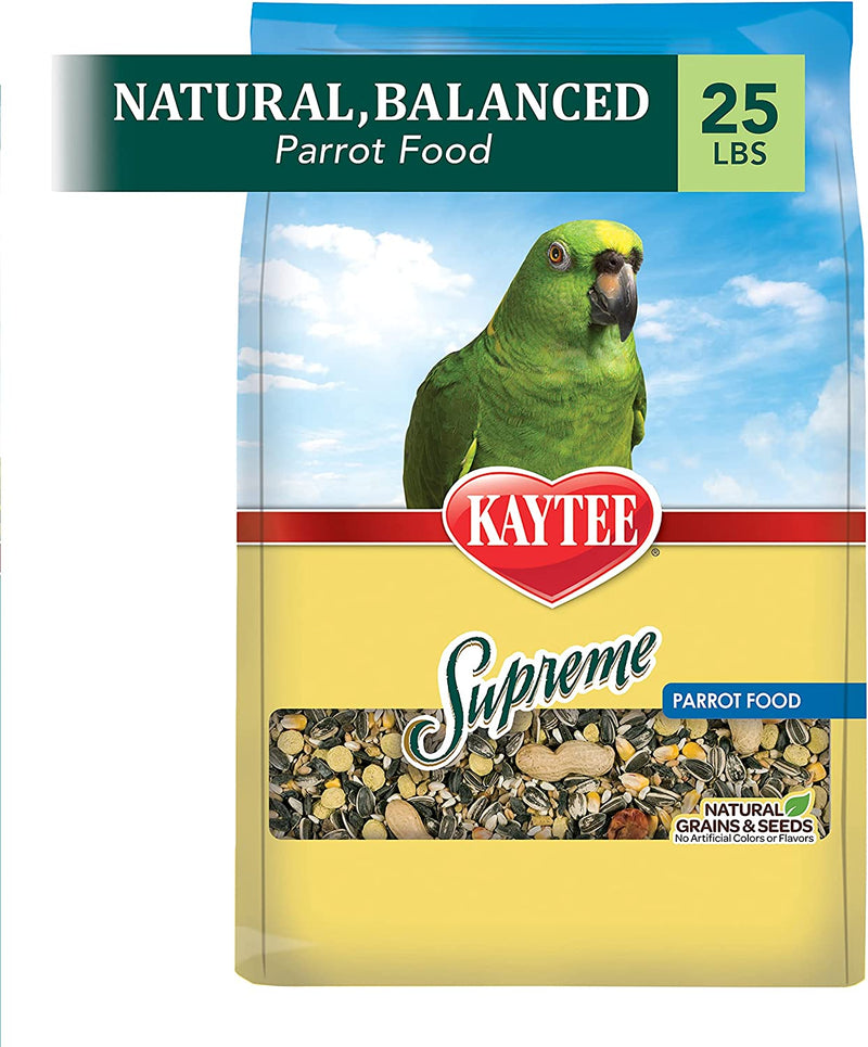 Kaytee Supreme Pet Parrot Bird Food, 5 Pound Animals & Pet Supplies > Pet Supplies > Bird Supplies > Bird Food Central Garden & Pet 25 Pound (Pack of 1)  