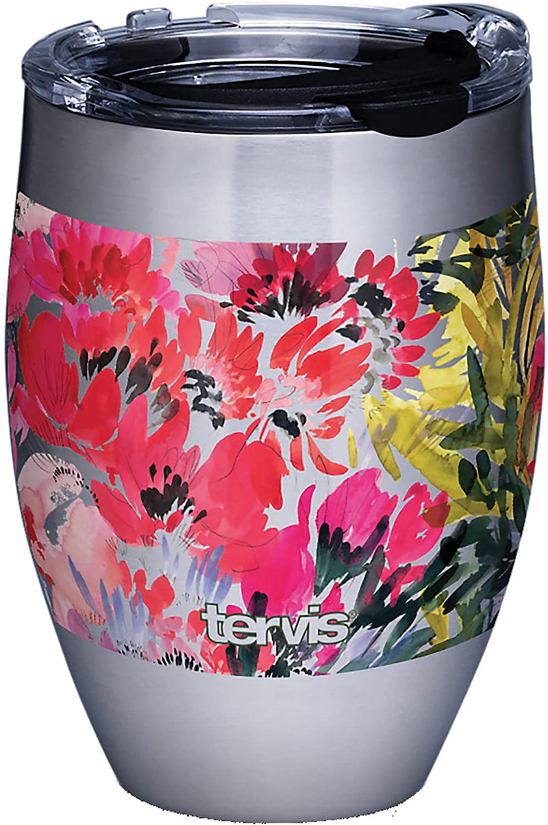 Tervis Made in USA Double Walled Kelly Ventura Floral Collection Insulated Tumbler Cup Keeps Drinks Cold & Hot, 16Oz 4Pk - Classic, Assorted Home & Garden > Kitchen & Dining > Tableware > Drinkware Tervis Perennial Garden 12oz - Stainless Steel 