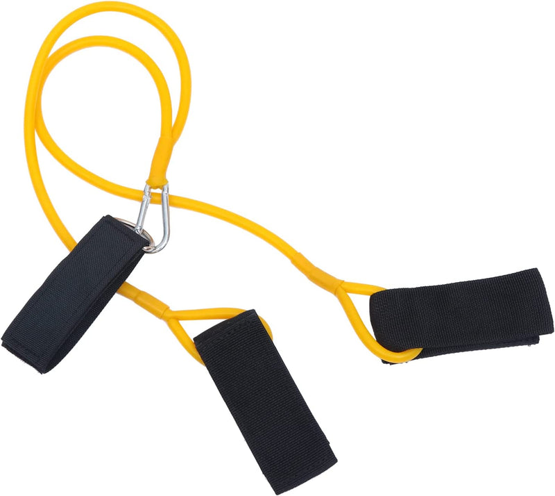 INOOMP 2Pcs Outdoor Leash Pool for Professional Training Exercise Technique Ankle Resistance Elastic Belt Strap Fitness Rope Equipment Bands Swimming Trainer Strength Swim Lap Yellow Sporting Goods > Outdoor Recreation > Boating & Water Sports > Swimming INOOMP   