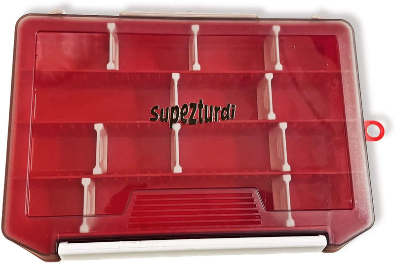 Supezturdi Small Tackle Box Plastic Organizer Fishing Lures Storage Case with Removable Dividers Fishing Accessories Storage Box Sporting Goods > Outdoor Recreation > Fishing > Fishing Tackle Supezturdi   