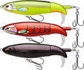 TRUSCEND Topwater Fishing Lures with BKK Hooks, Plopper Fishing Lure for Bass Catfish Pike Perch, Floating Minnow Bass Bait with Propeller Tail, Top Water Pencil Plopper Lures Freshwater or Saltwater Sporting Goods > Outdoor Recreation > Fishing > Fishing Tackle > Fishing Baits & Lures TRUSCEND D1-5.5",1.3oz  