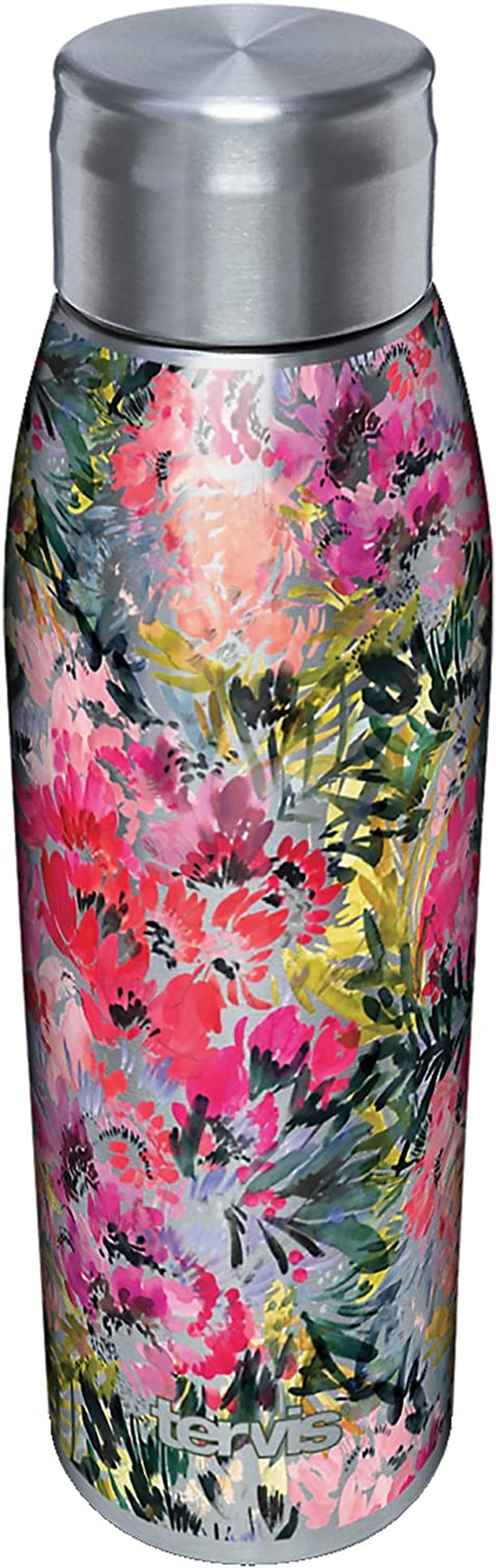 Tervis Made in USA Double Walled Kelly Ventura Floral Collection Insulated Tumbler Cup Keeps Drinks Cold & Hot, 16Oz 4Pk - Classic, Assorted Home & Garden > Kitchen & Dining > Tableware > Drinkware Tervis Perennial Garden 17oz Water Bottle - Stainless Steel 