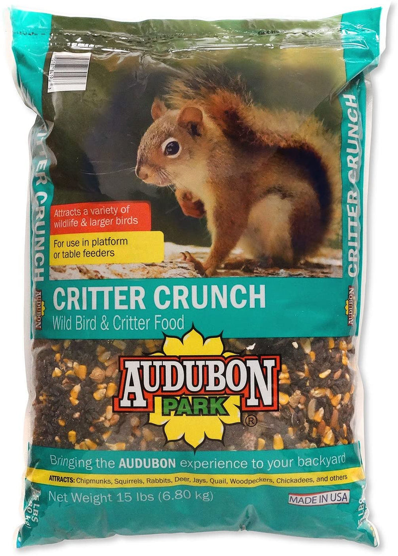 Audubon Park 12243 Critter Crunch Wild Bird and Critter Food, 15-Pounds Animals & Pet Supplies > Pet Supplies > Bird Supplies > Bird Food Global Harvest Foods   