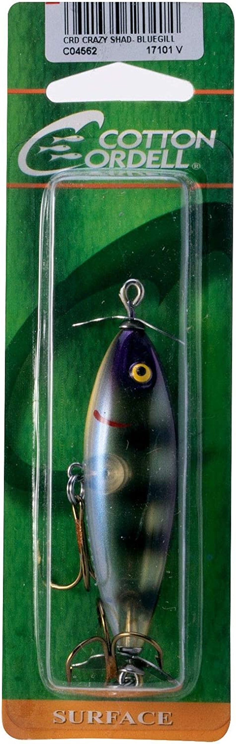 Cotton Cordell Crazy Shad Spinning Topwater Fishing Lure, 3 Inch, 3/8 Ounce Sporting Goods > Outdoor Recreation > Fishing > Fishing Tackle > Fishing Baits & Lures Pradco Outdoor Brands   