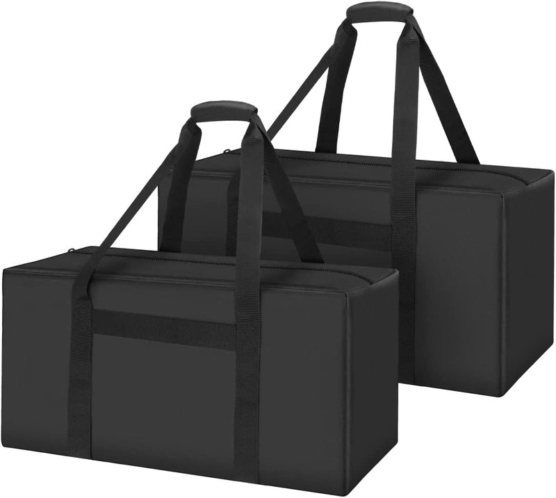 INFANZIA 45 Inch Zipper Duffel Travel Sports Equipment Bag, Water Resistant Oversize, Black Home & Garden > Household Supplies > Storage & Organization INFANZIA 23 Inch 2pack  