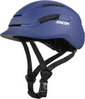 JONCOM Adult Bike Helmet, Bicycle Cycling Helmets with Echargeable Light for Adult Men Women Commuter Urban Scooter Adjustable Sporting Goods > Outdoor Recreation > Cycling > Cycling Apparel & Accessories > Bicycle Helmets Joncom Matte Blue M (21.65 to 22.83 inches) 