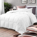 Comforter Bed Set - All Season Chocolate down Alternative Quilted Comforter Bed Set - 100% Cotton 800 Thread Count - Duvet Insert or Stand Alone Comforter - 3 Pcs Set - Oversized Queen Home & Garden > Linens & Bedding > Bedding > Quilts & Comforters BSC Collection White Oversized King 