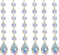 Poproo Teardrop Pendant Octagon Crystal Glass Beads Pendants for Chandelier Lamp Curtain Decor, 6-Pack (Blue) Home & Garden > Lighting > Lighting Fixtures > Chandeliers Poproo AB  