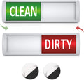 Dishwasher Magnet Clean Dirty Sign Indicator, Trendy Universal Kitchen Dish Washer Refrigerator Magnet, Super Strong Magnet with Stickers for Kitchen Organization and Storage (Green & Red) Home & Garden > Household Supplies > Storage & Organization iClevr Green & Red  