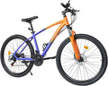 Max4Out Mountain Bike 20/26/27.5 Inch Wheel 7/21 Speed Mountain Bicycle for Men and Women, High Carbon Steel Frame Road Bike with Daul Disc Brakes Sporting Goods > Outdoor Recreation > Cycling > Bicycles Max4out 27.5-Blue&Orange  